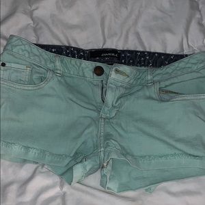 O’Neill Teal Jean Shorts